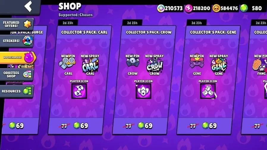 Les cosmétiques Hypercharge de Brawl Stars font enfin leur retour !