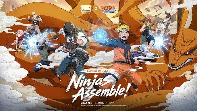 PUBG Mobile dévoile 9 skins de personnages de Naruto Shippuden