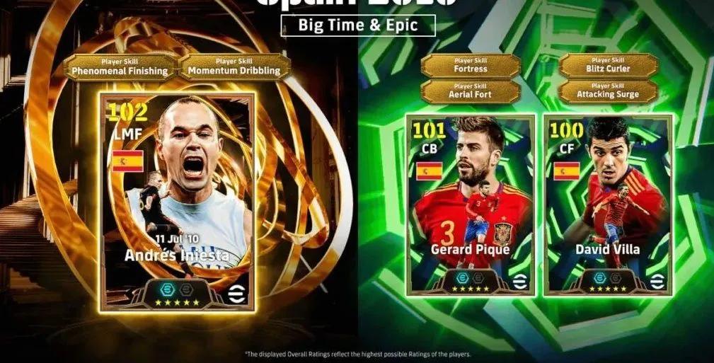 La mise à jour d'eFootball 2026 ajoute le pack « Espagne 2010 Epic » et la phase 13 de la Ligue