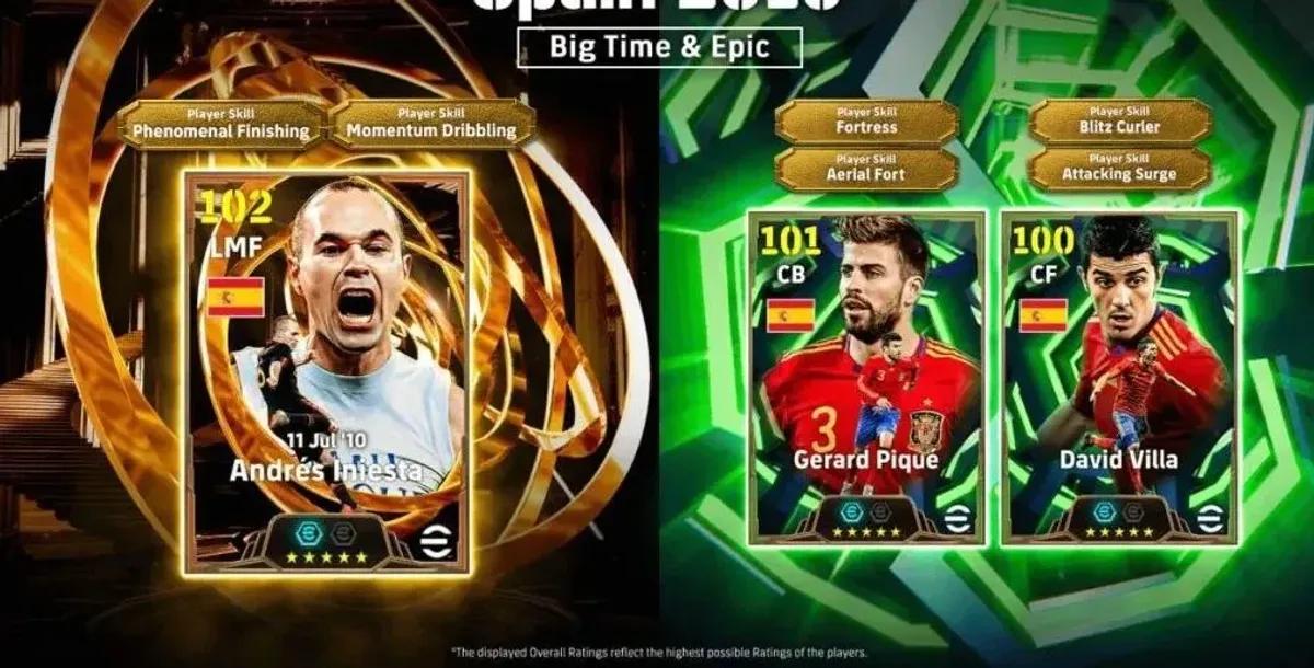 La mise à jour d'eFootball 2026 ajoute le pack « Espagne 2010 Epic » et la phase 13 de la Ligue