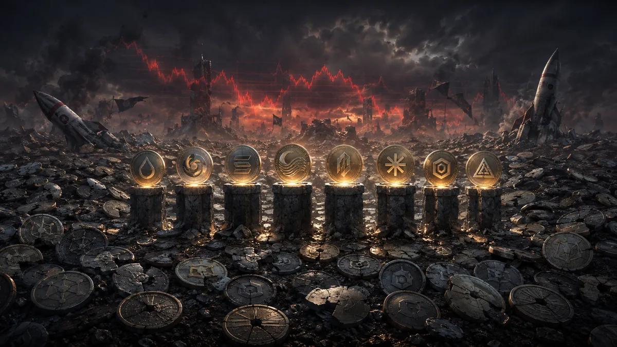 Seuls 8 des 113 principaux altcoins lancés depuis 2024 se négocient encore au-dessus de leur cours de lancement