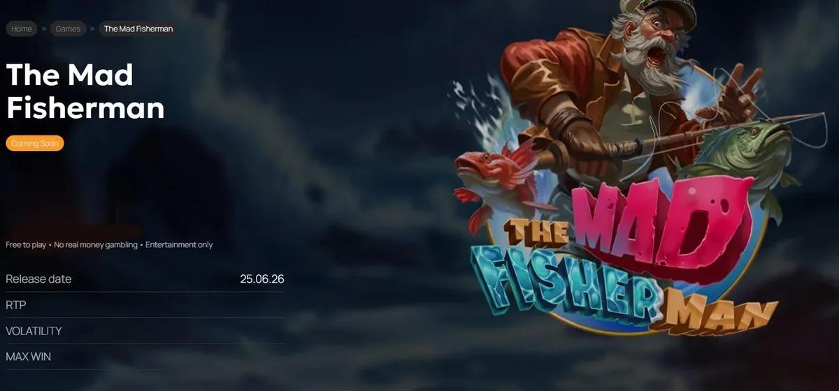 The Mad Fisherman de Zillion Games : un nouveau slot de pêche attendu pour le 25 juin