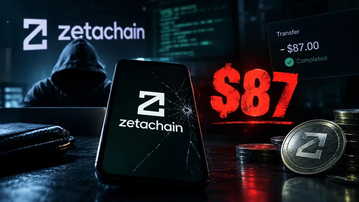 ZetaChain aurait été piraté pour un montant de 87 dollars. Pas des millions.