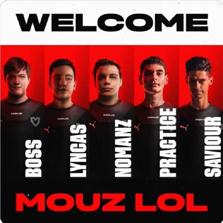 MOUZ alignement annoncé pour Prime League Season 2022 Spring