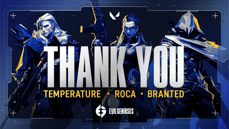 Temperature et BRANTED sont partis Evil Geniuses