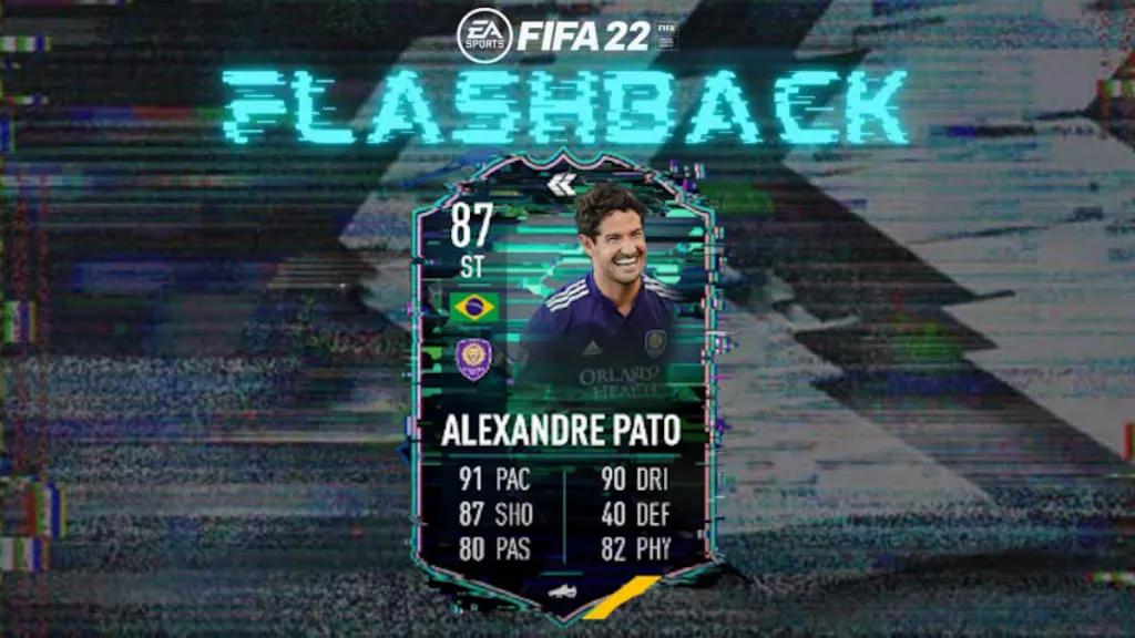 Alexandre Pato a reçu une carte flashback en FIFA 22