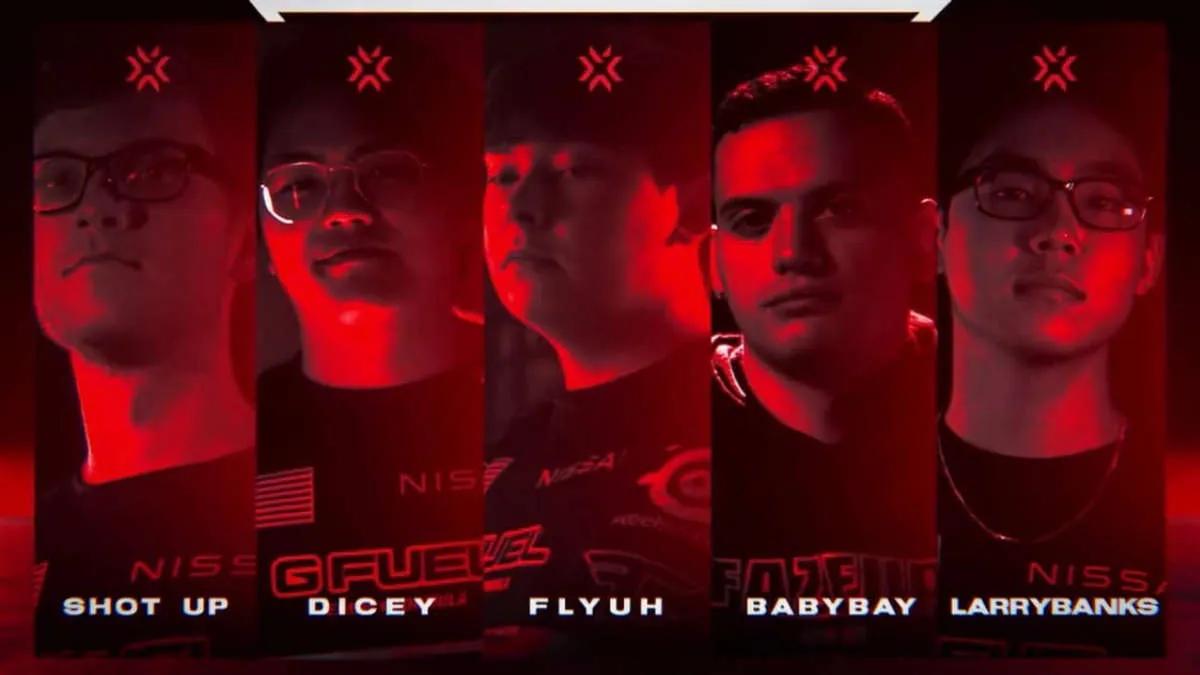 FaZe Clan a présenté la liste mise à jour de VALORANT