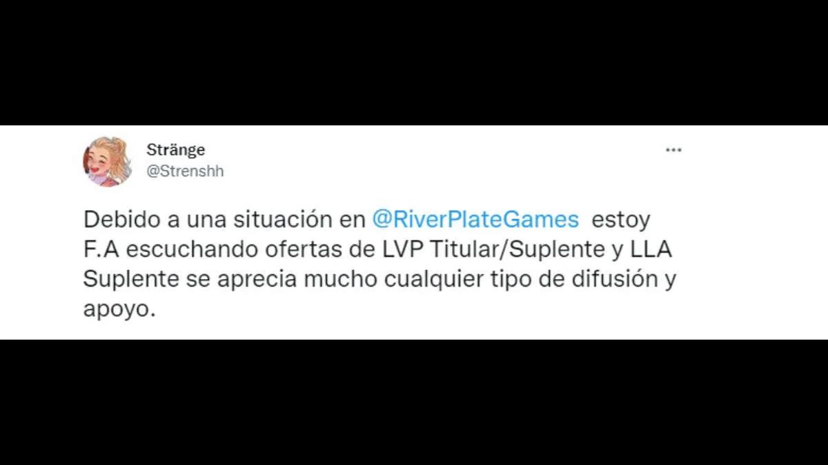 Strange gauche River Plate Gaming