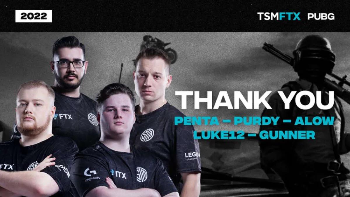 TSM s'est retiré de la formation pour PUBG