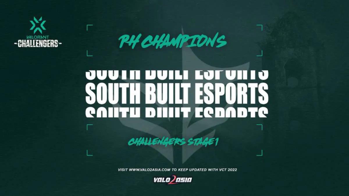 South Built Esports est devenu le gagnant de VALORANT Champions Tour 2022 : Philippines Stage 1 Challengers