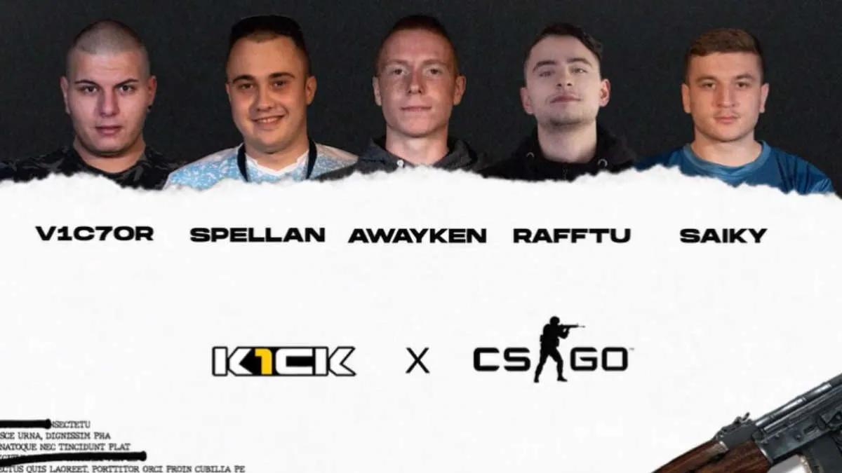 K1CK revient sur CS:GO avec un nouveau roster bulgare