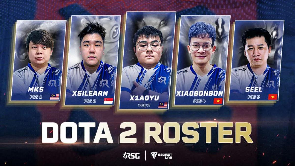 RSG a révélé une nouvelle liste de Dota 2