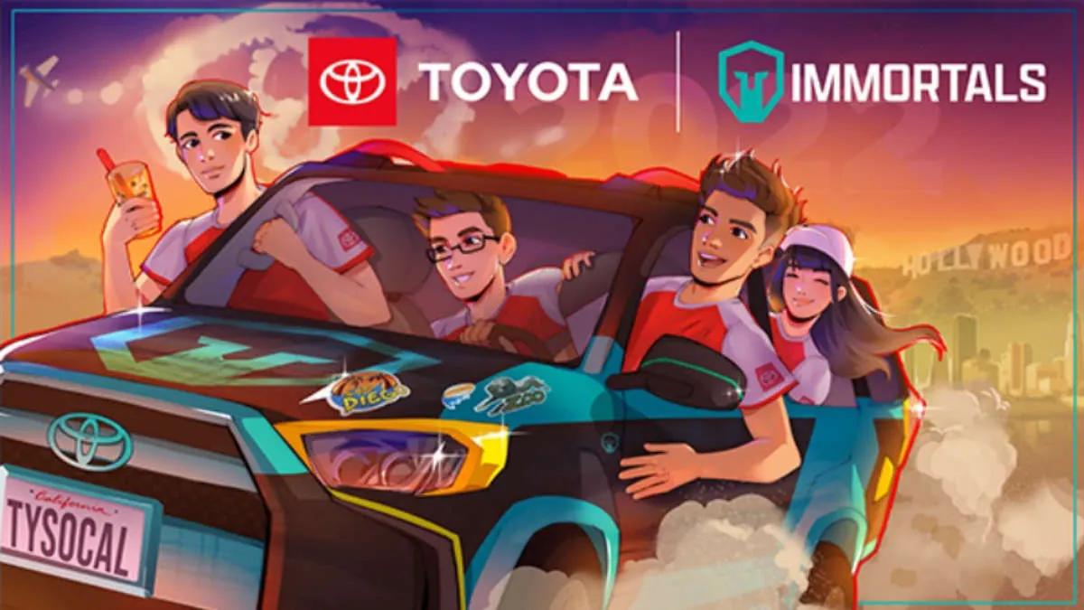 Immortals partenariat élargi avec l'Association of Dealers Toyota