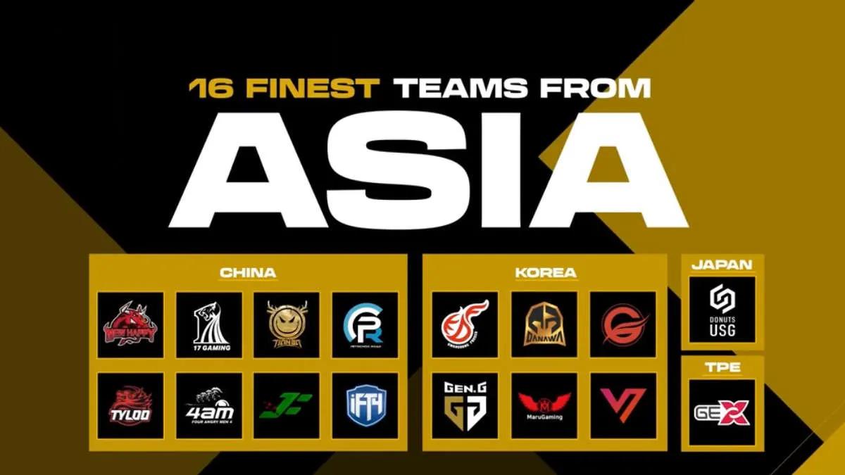 Se préparer au lancement PUBG Continental Series 6 : Asia