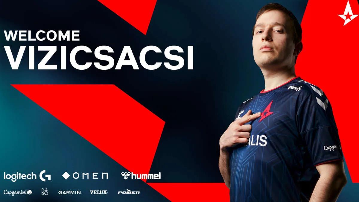 Vizicsacsi est devenu le nouveau topliner Astralis