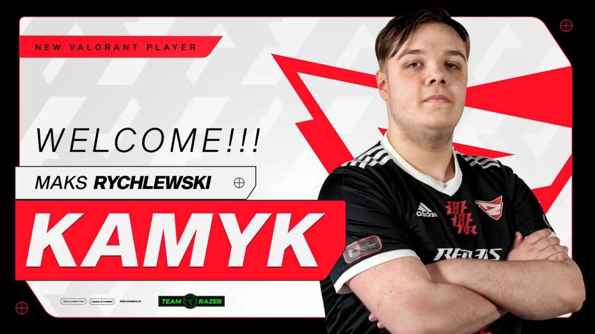 kamyk a rejoint Rebels Gaming