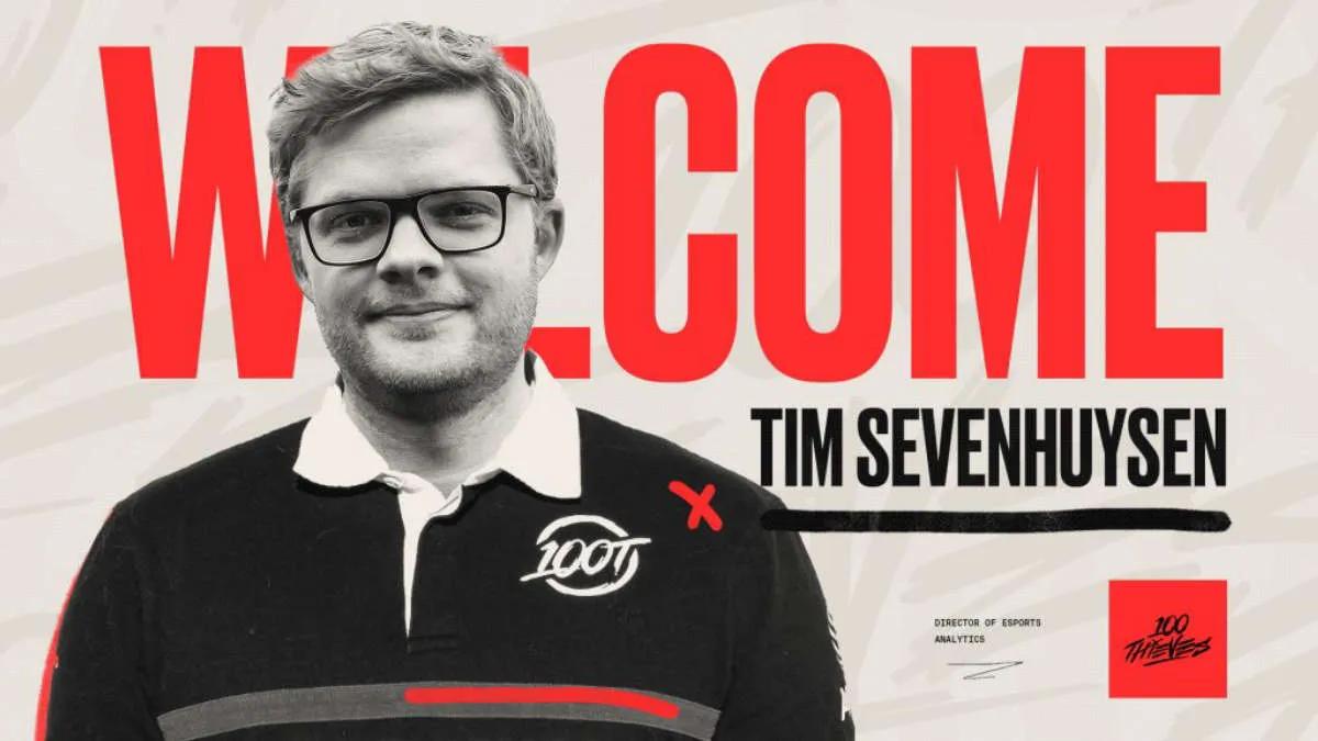 Tim Sevenhuizen nommé directeur d'Esports Analytics chez 100 Thieves