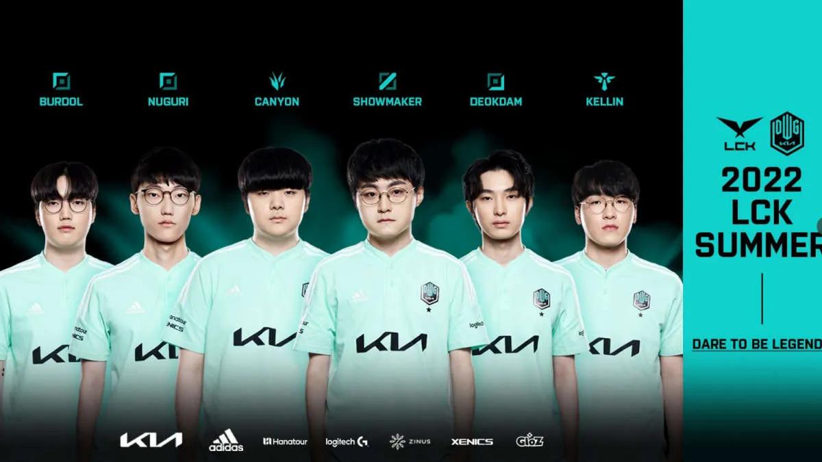 DAMWON Gaming  programmations annoncées pour LCK Summer 2022 et LCK CL Summer 2022