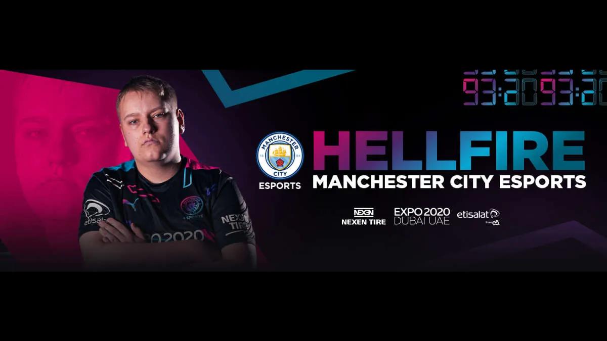 Hellfire rejoint Manchester City Esports par Fortnite