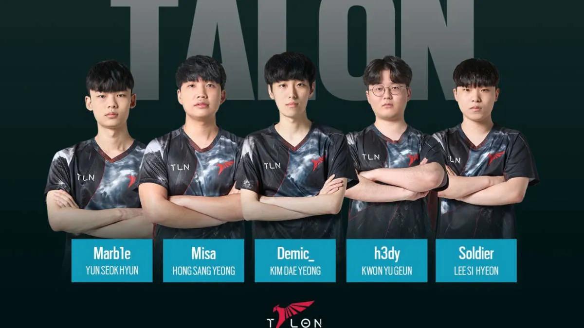 Talon Esports ont annoncé leur liste Rainbow Six pour participer à Korean Open Summer