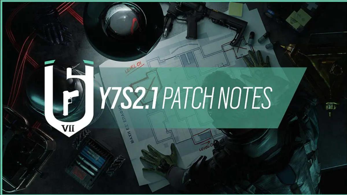 Présentation du correctif Y7S2.1 pour Rainbow Six Siege