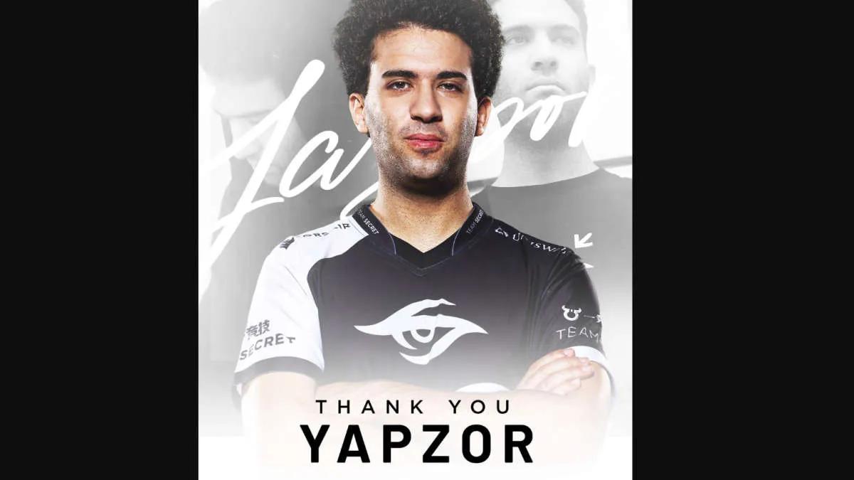 Team Secret ont été exclus de la formation de départ YapzOr