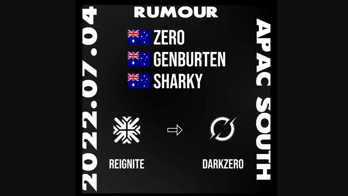 Rumeur : DarkZero Esports pourrait signer le roster de Apex Legends