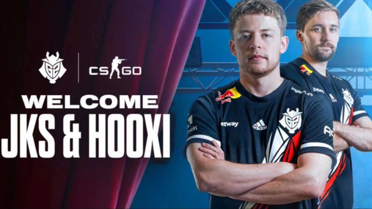 HooXi et jks ont officiellement rejoint G2 Esports