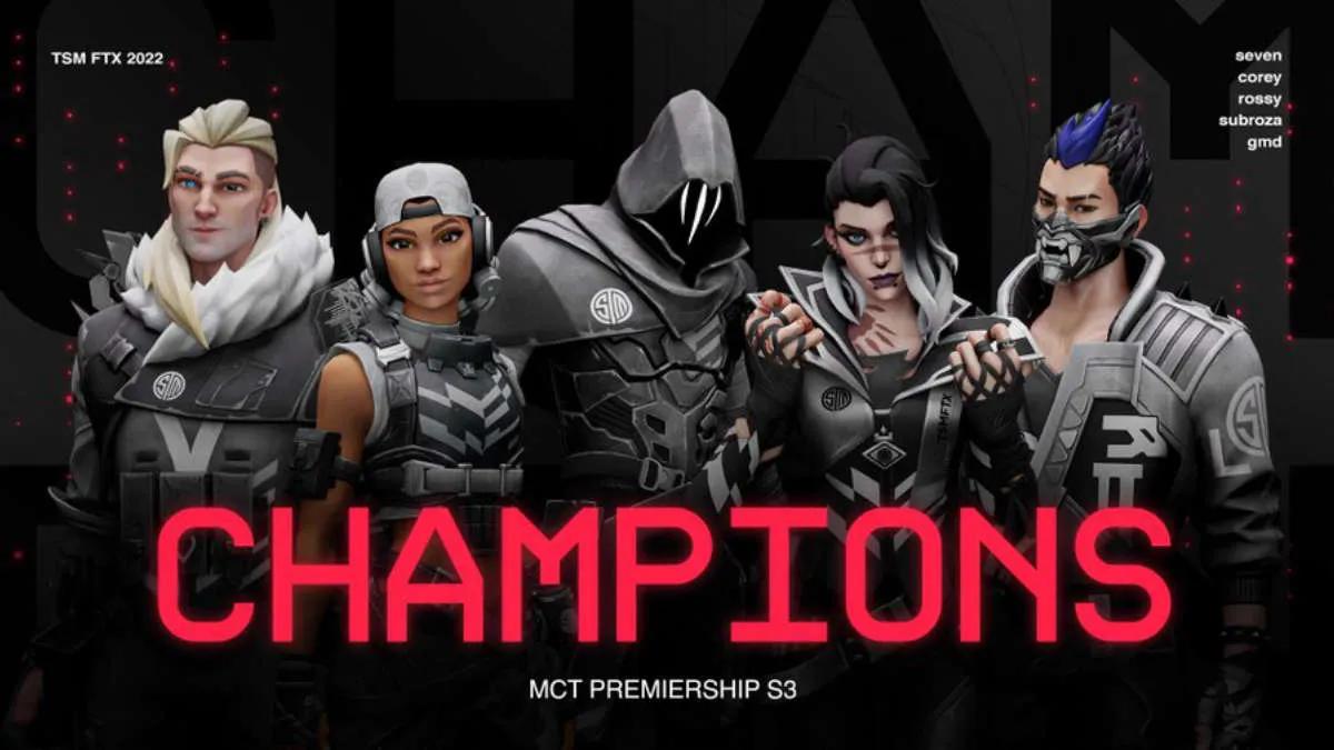 TSM est devenu le gagnant MCT - MEL Valorant Premiership - Season 3 Playoffs