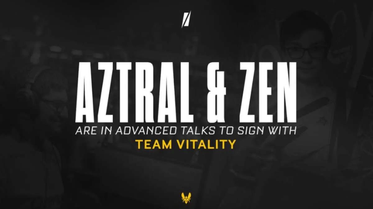 Team Vitality négocie avec AztraL et zen