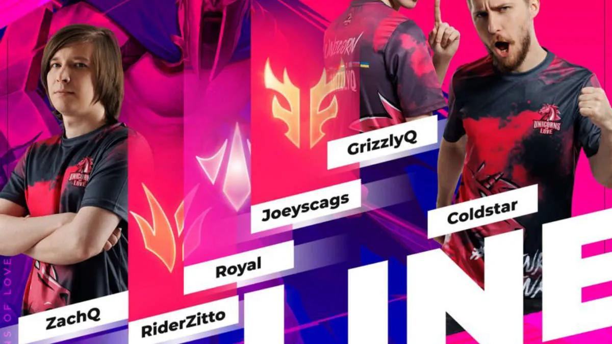 Unicorns of Love représente l'équipe mise à jour pour Wild Rift