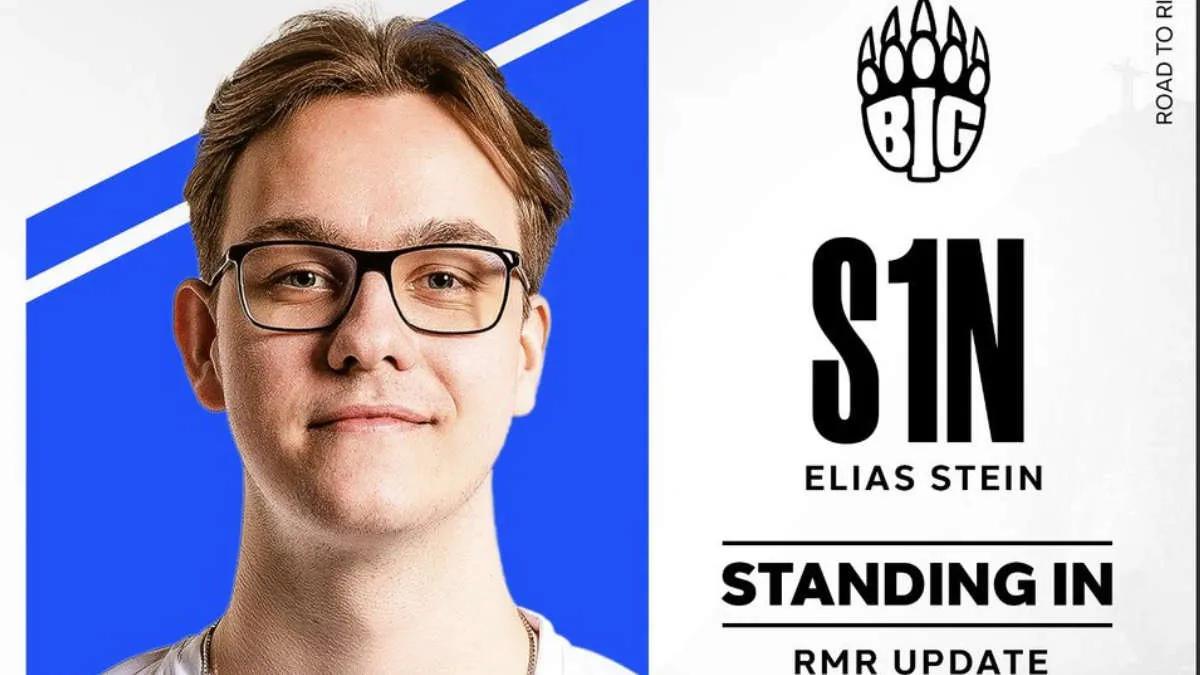 s1n passe au roster principal BIG pour participer au tournoi RMR-