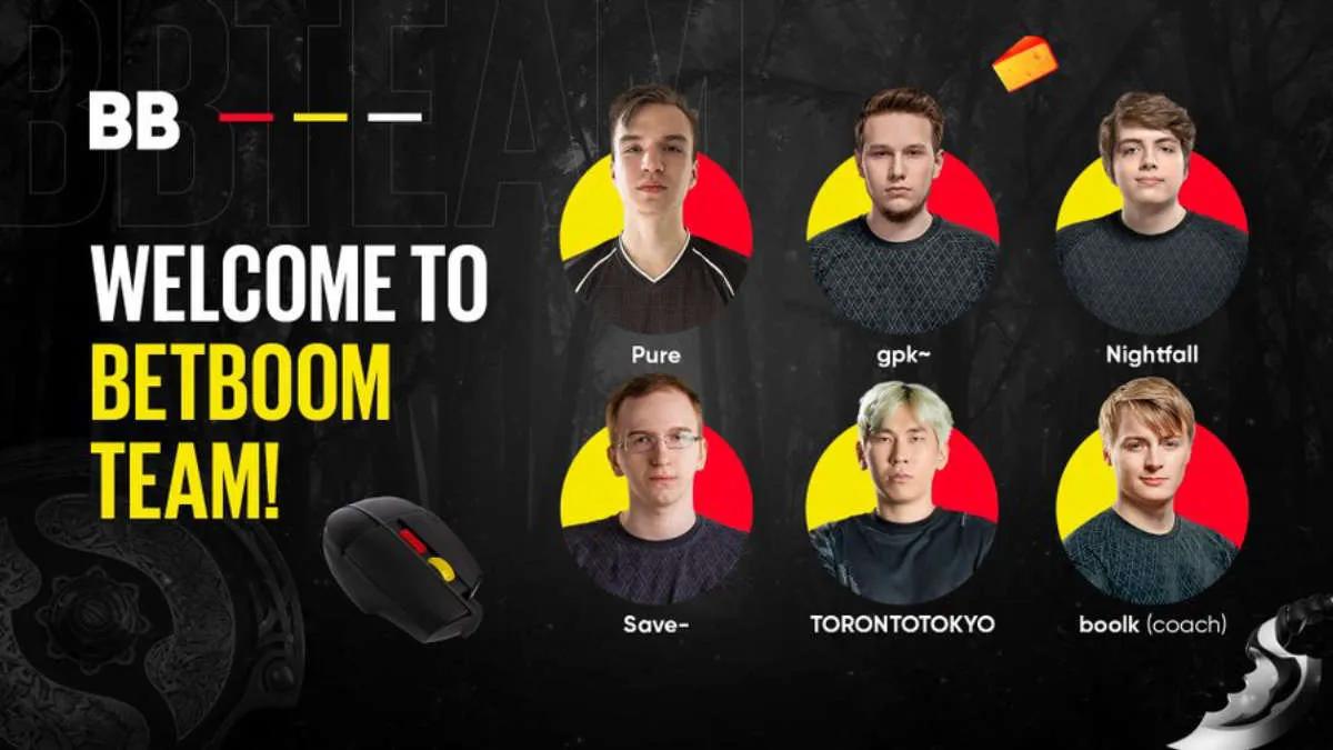 BetBoom Team a révélé une nouvelle liste de Dota 2