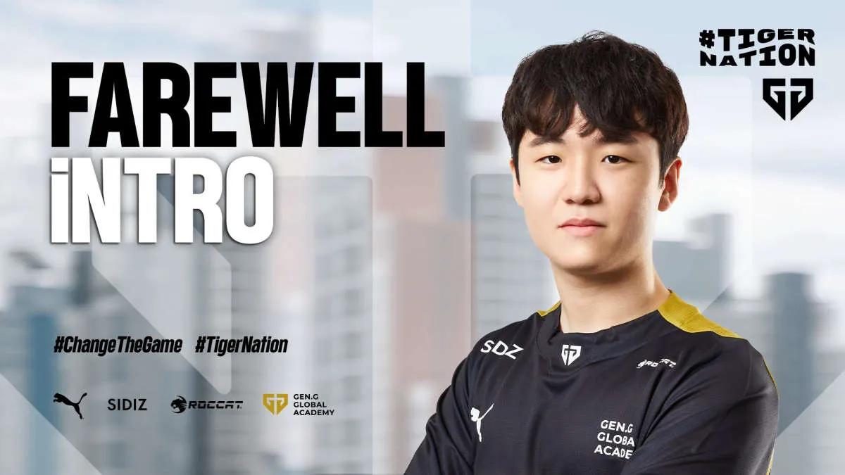 Gen.G Esports a dit au revoir à iNTRO