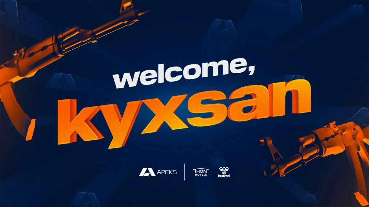 kyxsan est devenu le nouveau capitaine Apeks