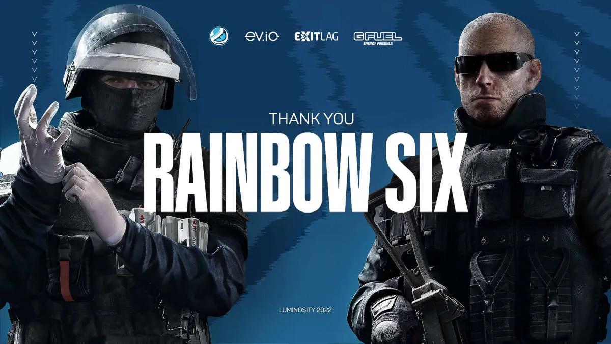 Luminosity Gaming quitte la scène Rainbow Six