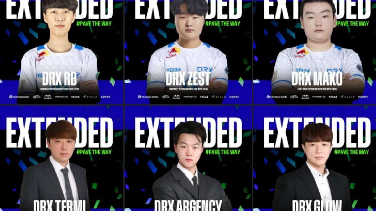 DRX  contrats prolongés avec Rb, Zest, MaKo et le personnel d'entraîneurs jusqu'en 2026