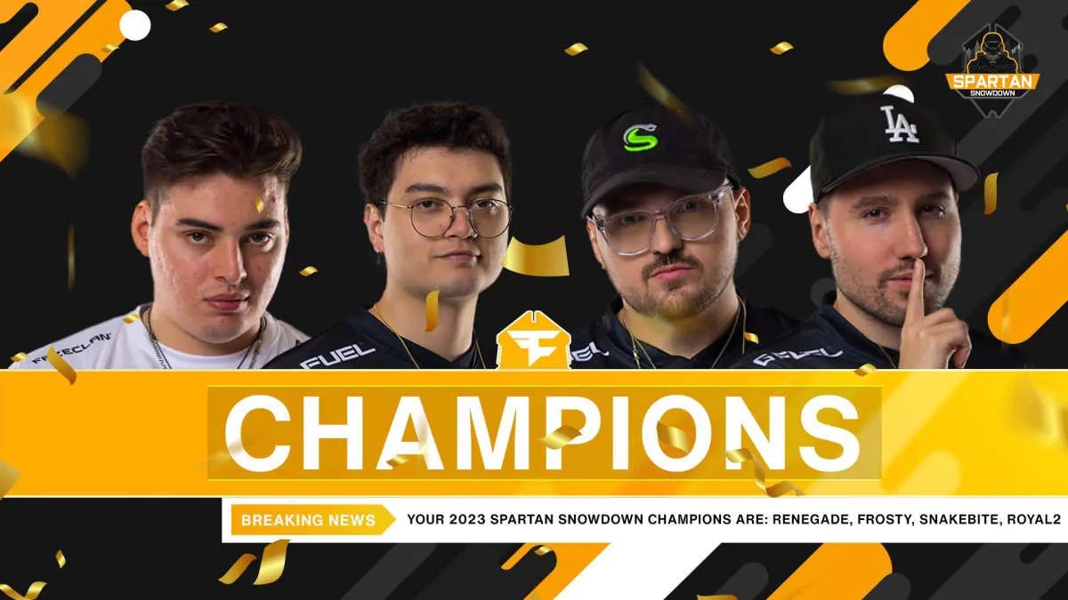 L'équipe renouvelée FaZe Clan est devenue le champion Spacestation Gaming Spartan Showdown