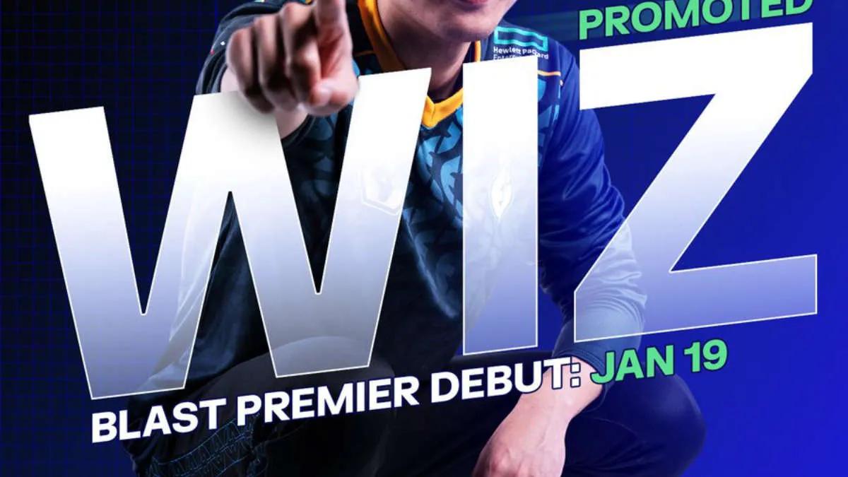 wiz jouera pour Evil Geniuses lors du prochain BLAST Premier Spring Groups 2023