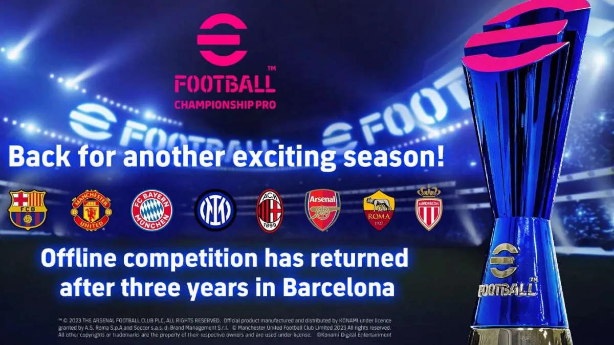 Konami organise sa propre Super League dans le cadre de eFootball Championship Pro 2023