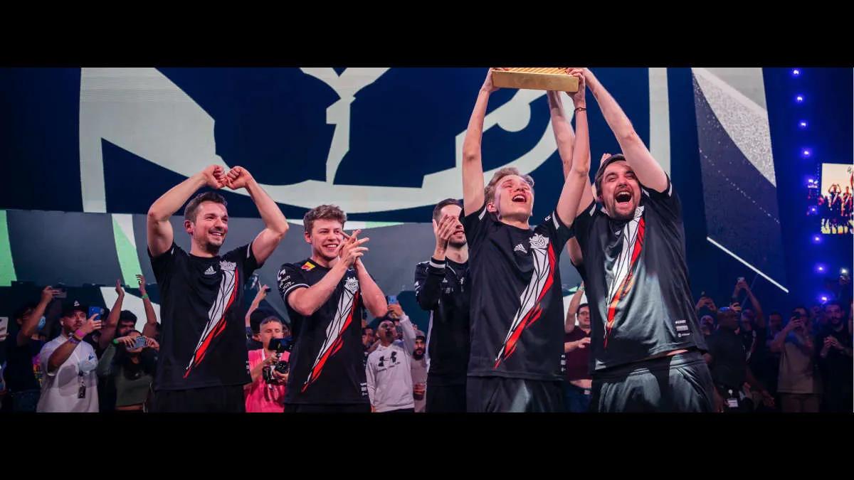 Valve classement d'équipe mis à jour ; G2 Esports redevenu numéro un en Europe