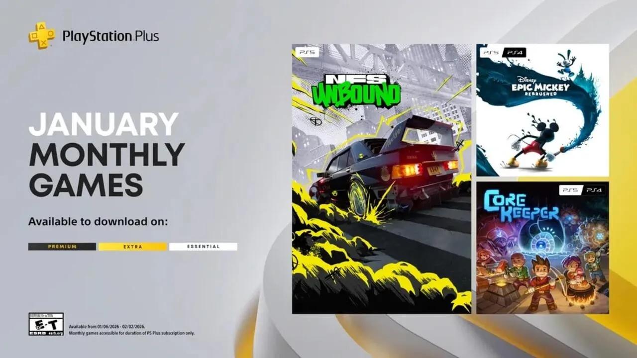 Jeux PlayStation Plus janvier 2026