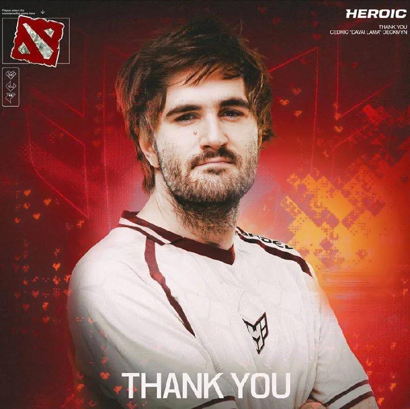 Davai Lama quitte à nouveau le roster de HEROIC Dota 2