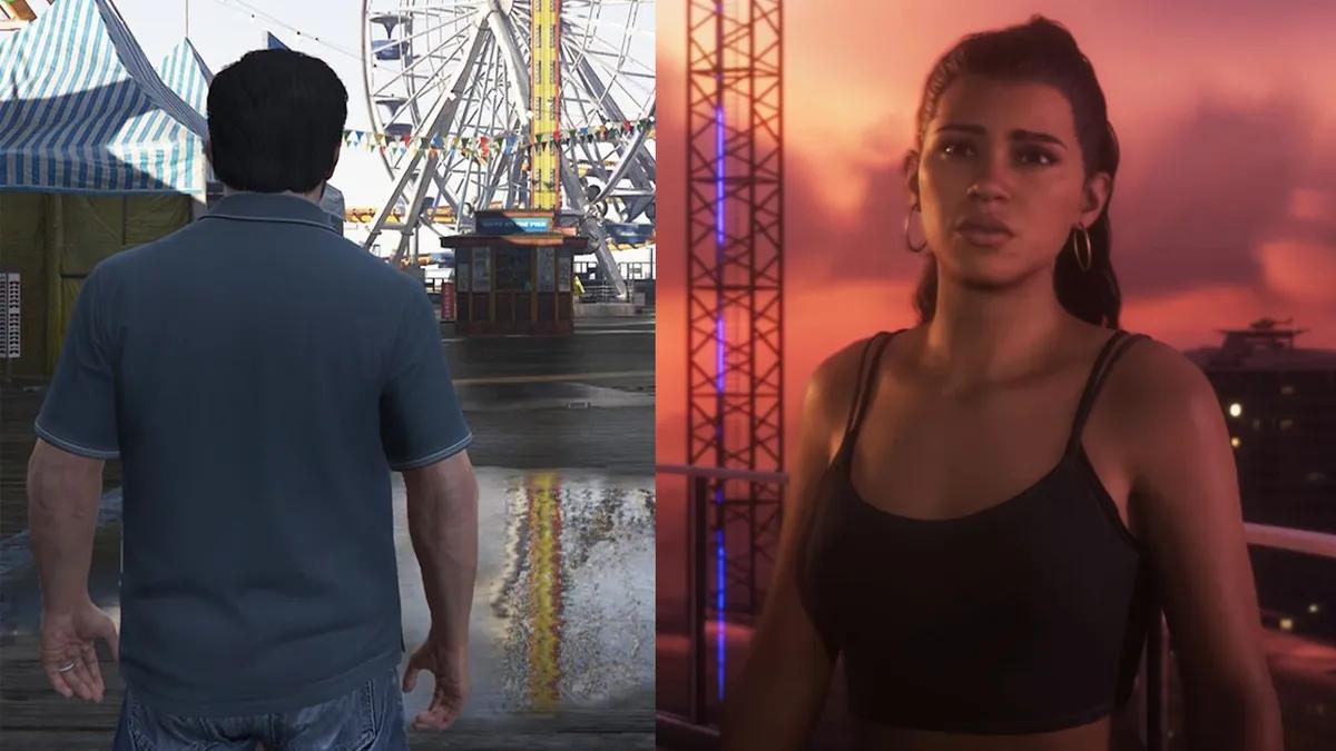 La bande-annonce de lancement de GTA 6 recréée dans GTA 5, montrant la différence de graphismes et de niveau de détail