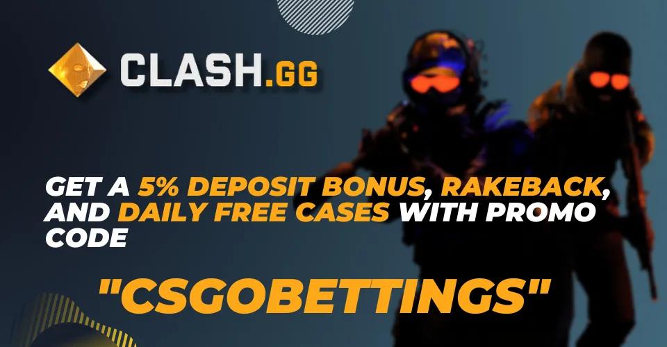 Code promo Clash.GG « CSGOBETTINGS », cas gratuits et offres de bonus d'affiliation : cela en vaut-il la peine ?