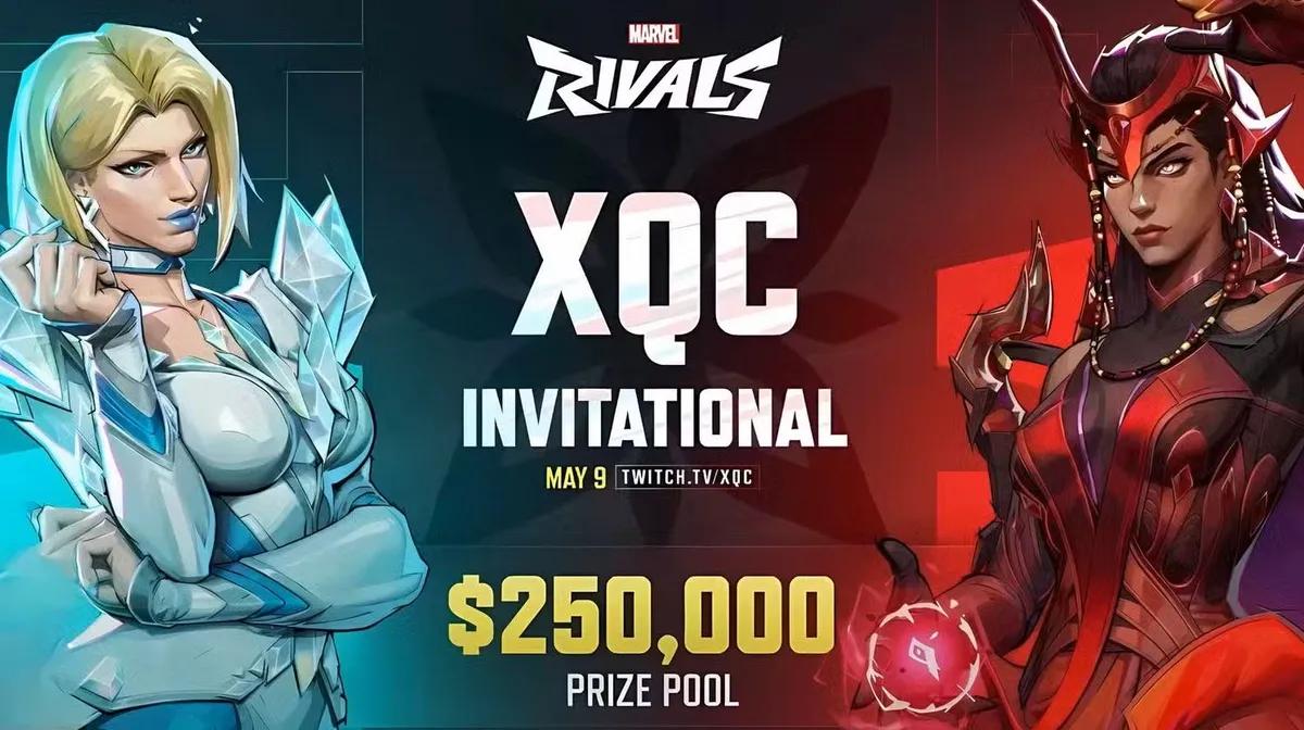 xQc annonce un tournoi Marvel Rivals d'une valeur de 250 000 $, qui aura lieu le 9 mai.