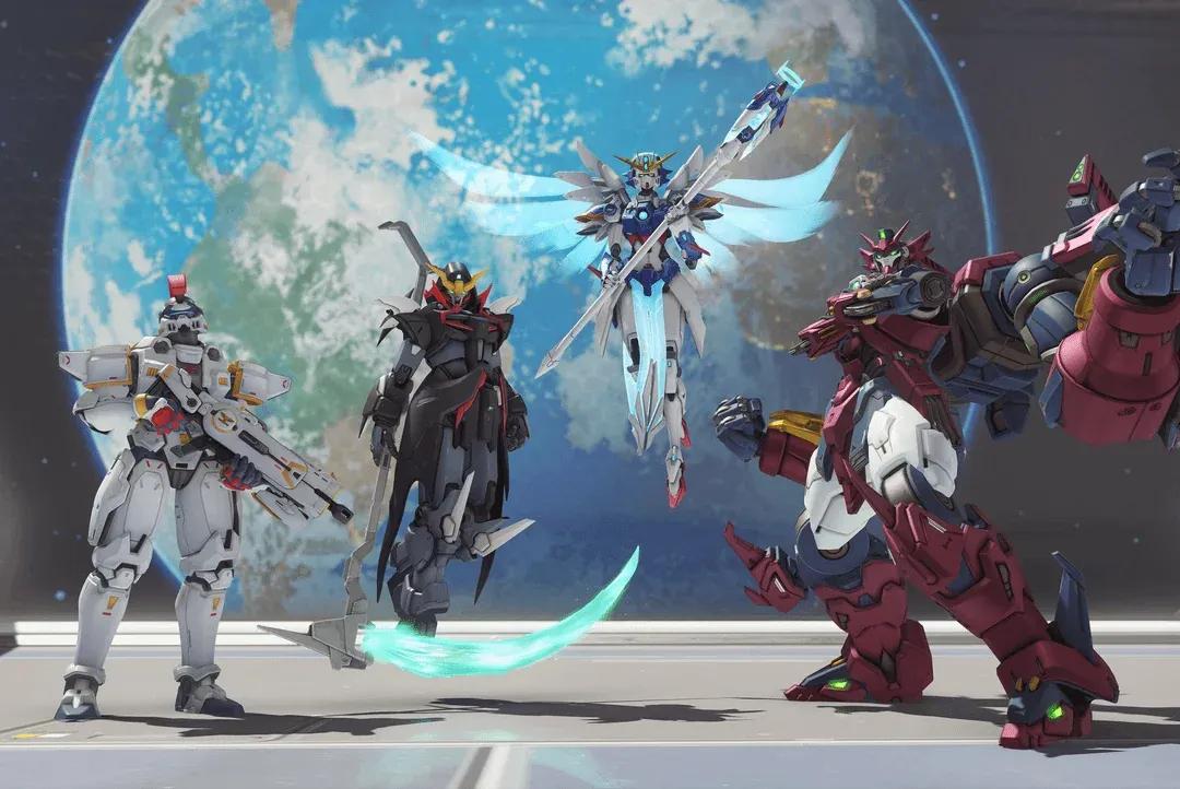 Les skins de l'aile Gundam d'Overwatch 2 fuient avant le lancement officiel