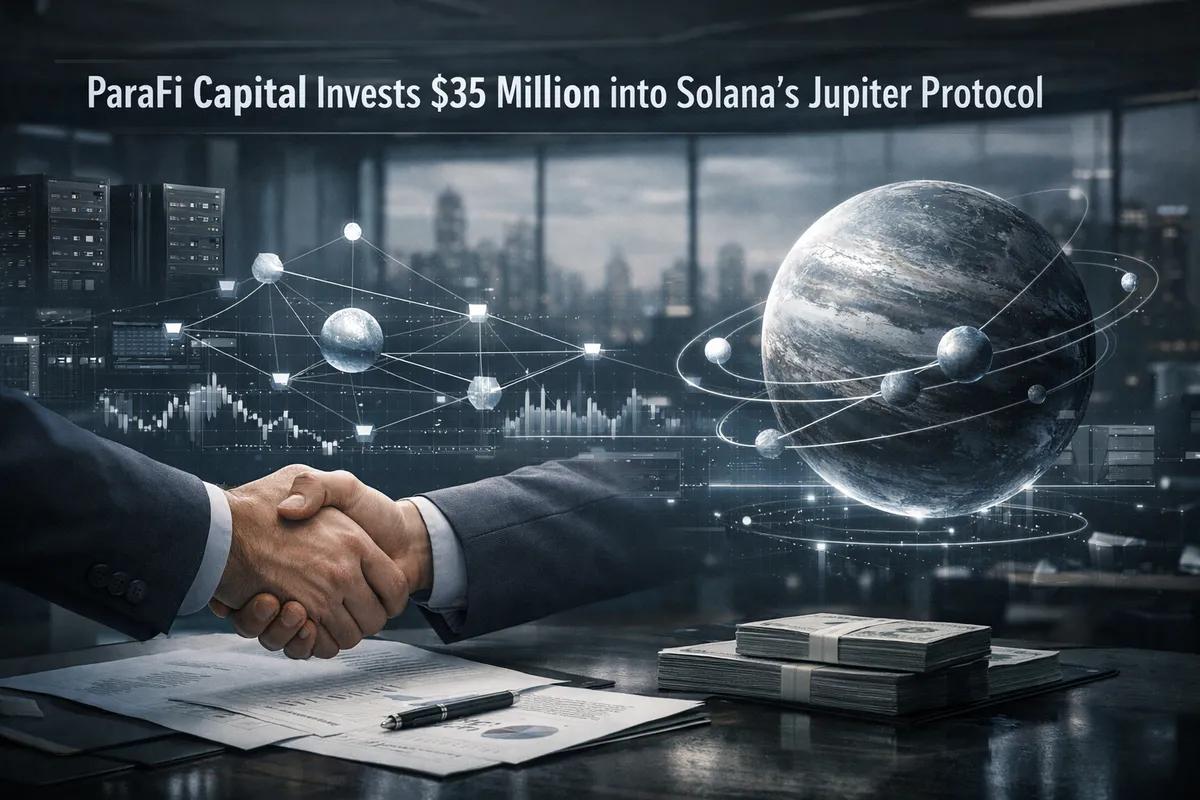 ParaFi Capital investit 35 millions de dollars dans le protocole Jupiter de Solana
