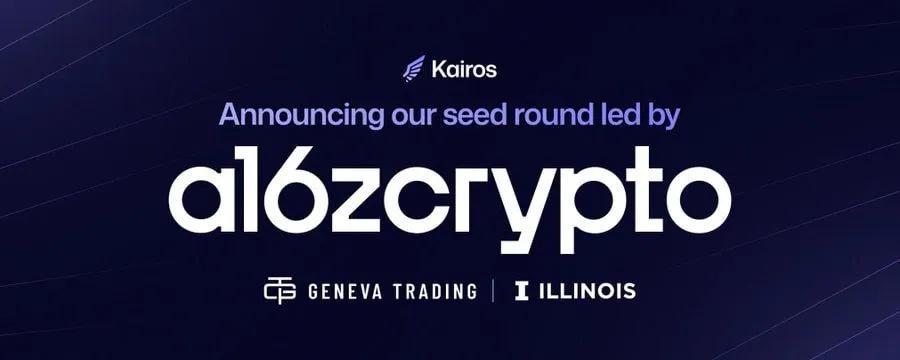 a16z continue de pousser Kairos : un nouvel outil pour les traders du marché de la prédiction attire 2,5 millions de dollars d'investissements