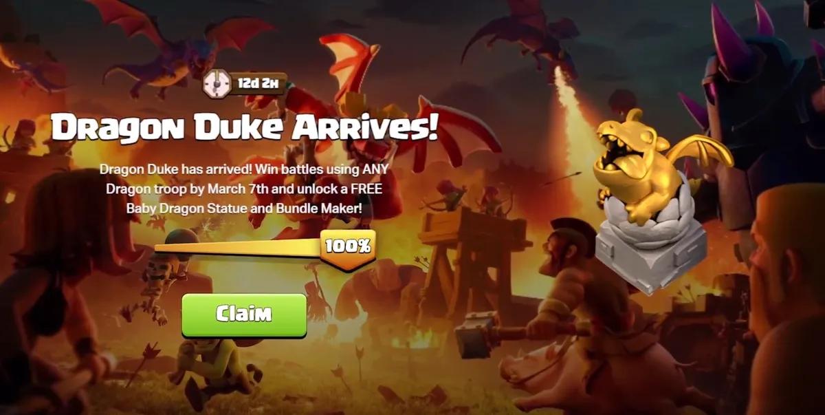 Clash of Clans lance un événement communautaire Dragon sur la boutique Supercell